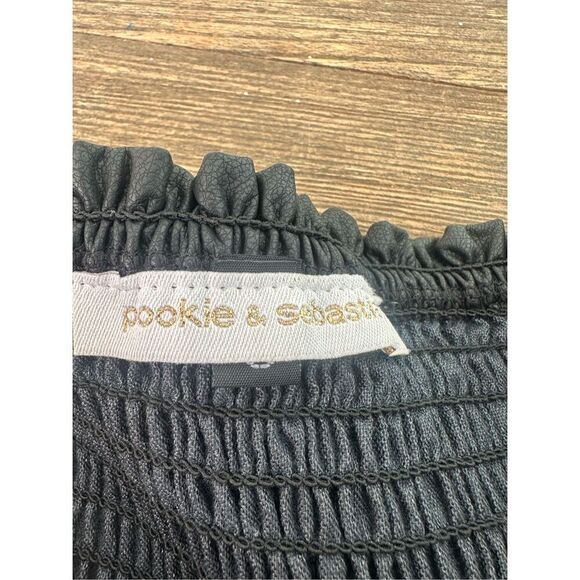 Pookie & Sebastian leather style shorts, size Small - Picture 2 of 8